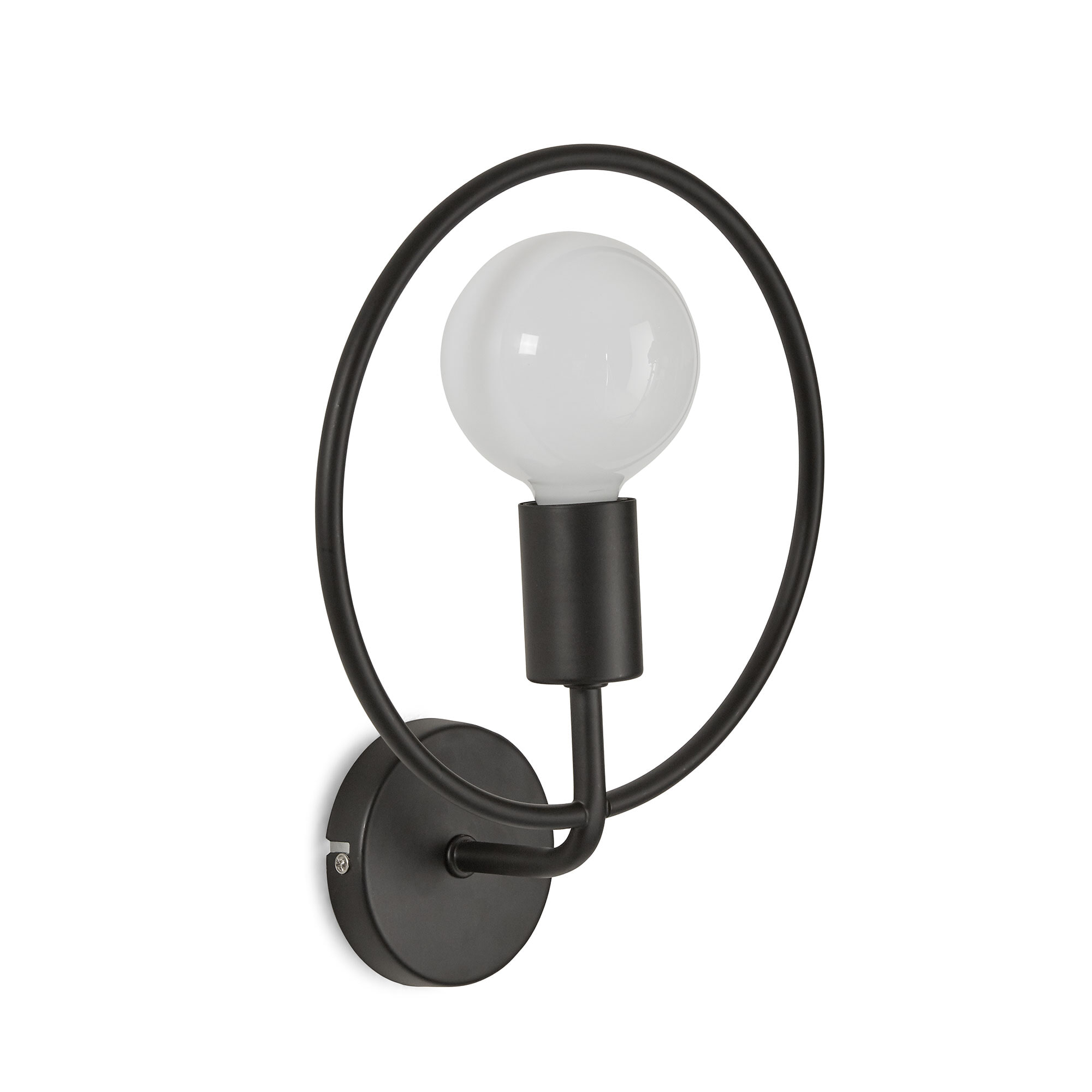 Kave Home Wandlamp 'Rohme', kleur Zwart Kave Home Wandlamp 'Rohme', kleur Zwart