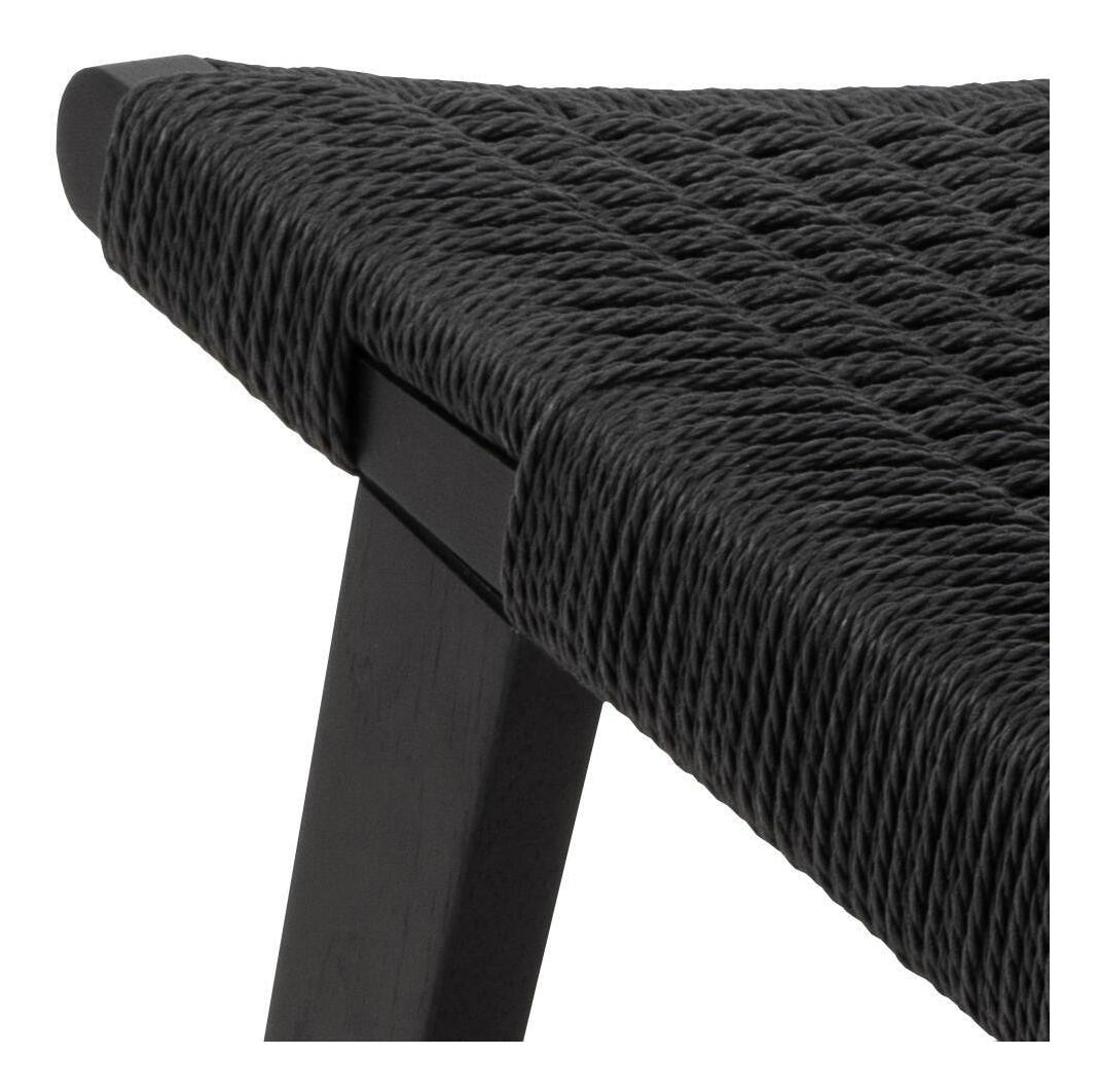 Bendt Fauteuil 'Rodrigues' Eiken, kleur Zwart