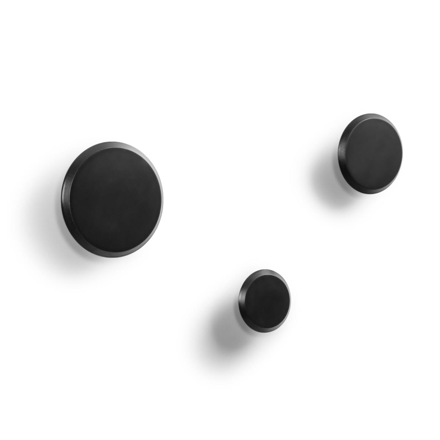 Kave Home Kapstokhaak Nadua Set van 3 stuks - Zwart