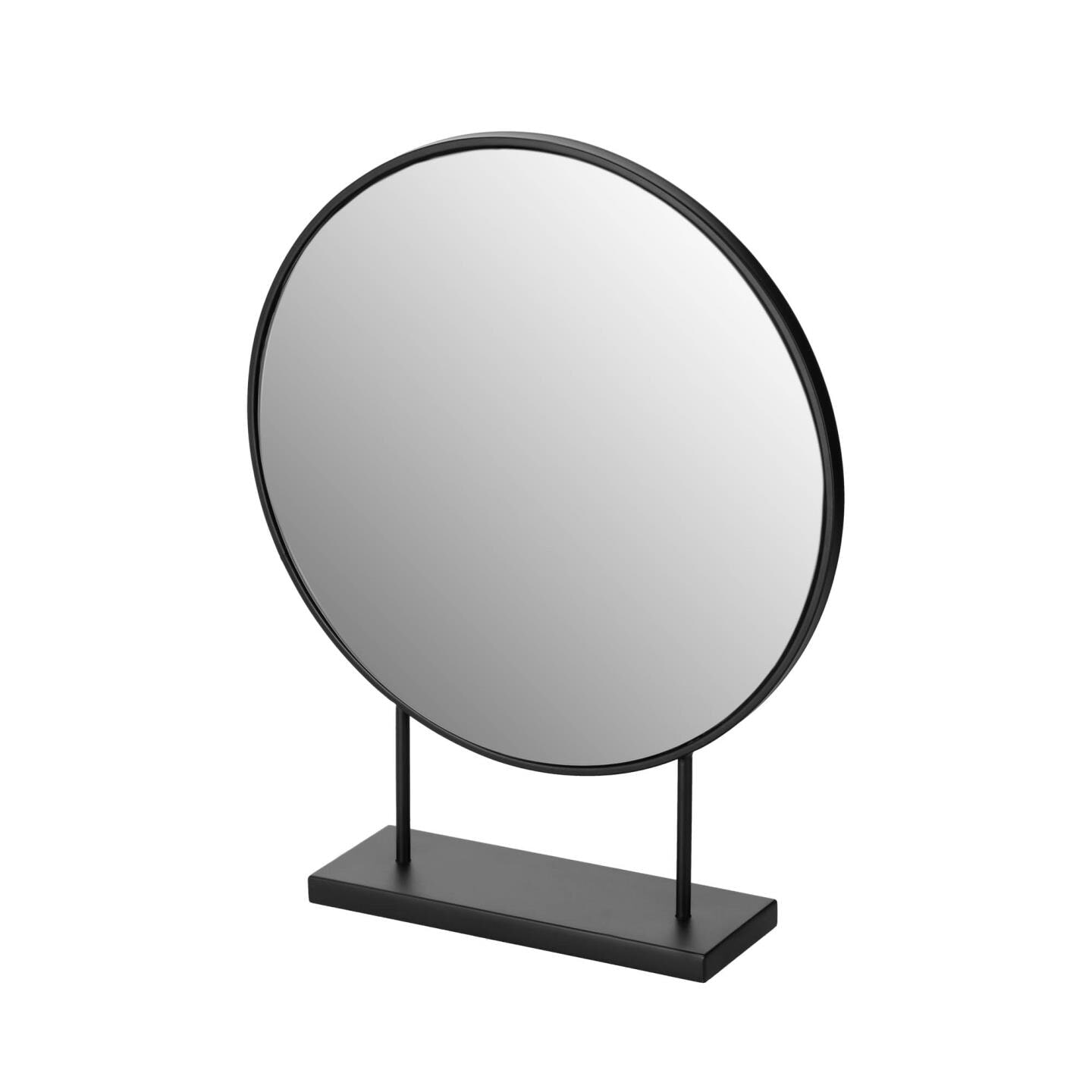 Kave Home Spiegel 'Libia' 45 x 36cm, kleur Zwart