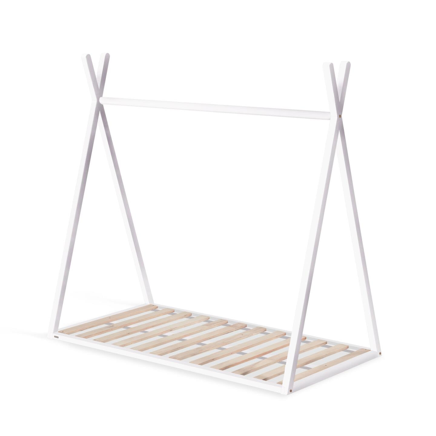 Kave Home Kinderbed 'Maralis' Tipi, 70 x 140cm, kleur Wit