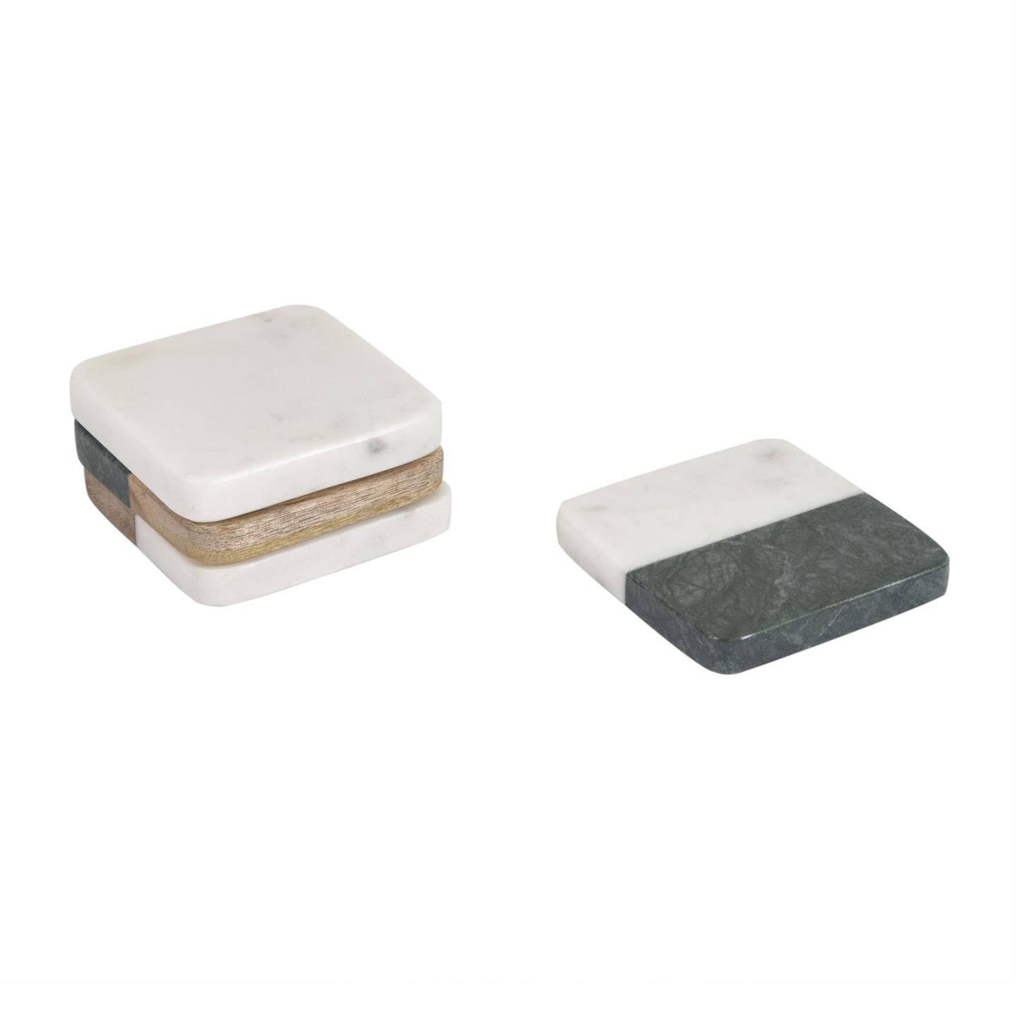 Kave Home Onderzetters 'Wilmina' Set van 4 stuks Kave Home Onderzetters 'Wilmina' Set van 4 stuks