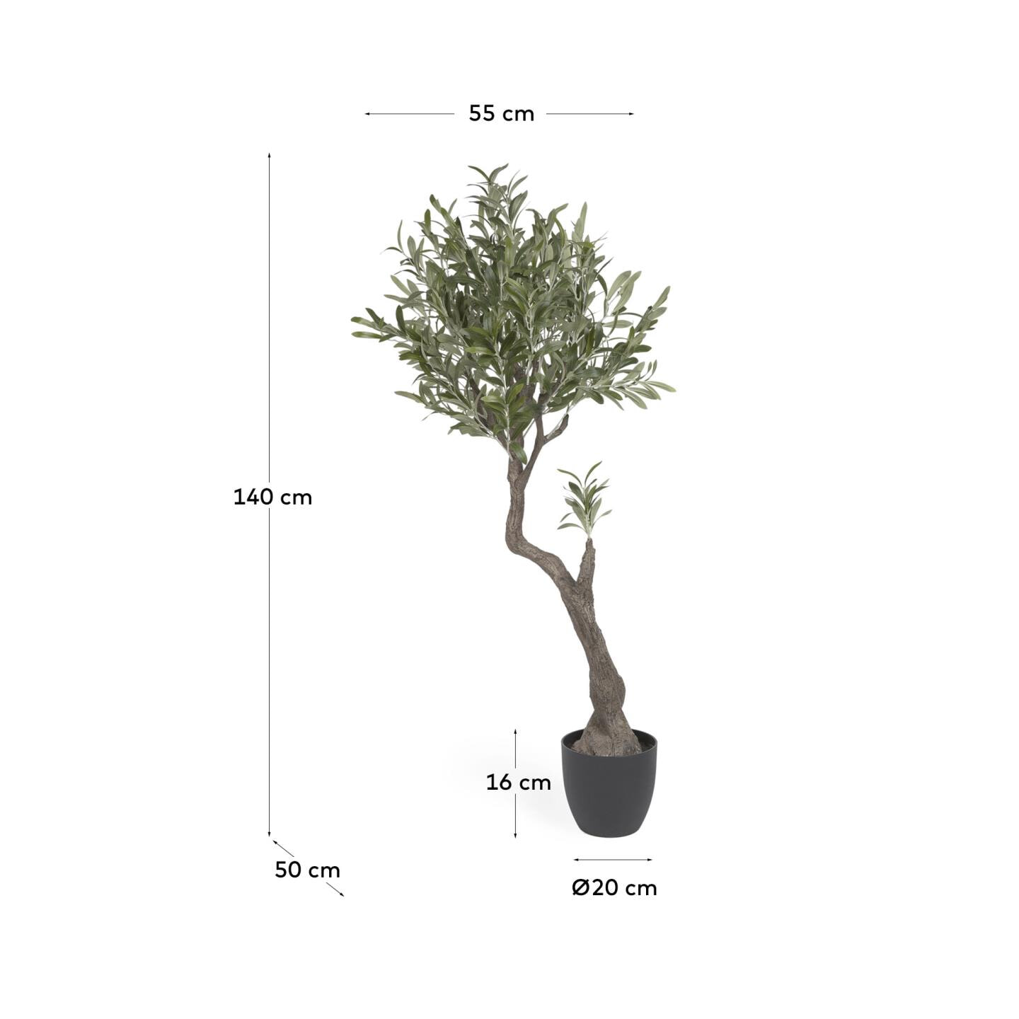 Kave Home Kunstplant 'Olivo' 140cm