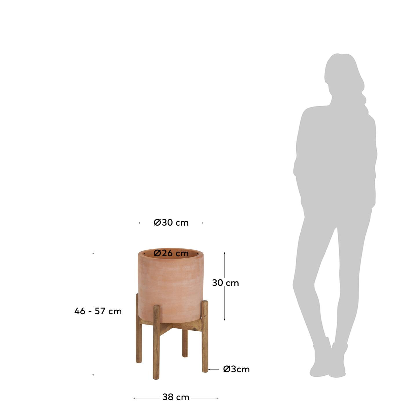 Kave Home Plantenstandaard 'Dalva' Ø26cm