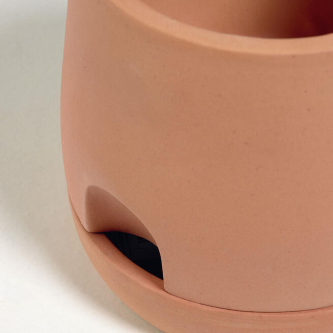 Kave Home Pot 'Luigina' met zelfwatersysteem