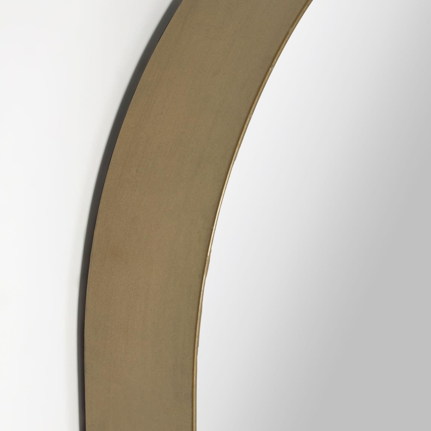 Kave Home Ovale Spiegel 'Tiare' Goud, 100 x 31cm
