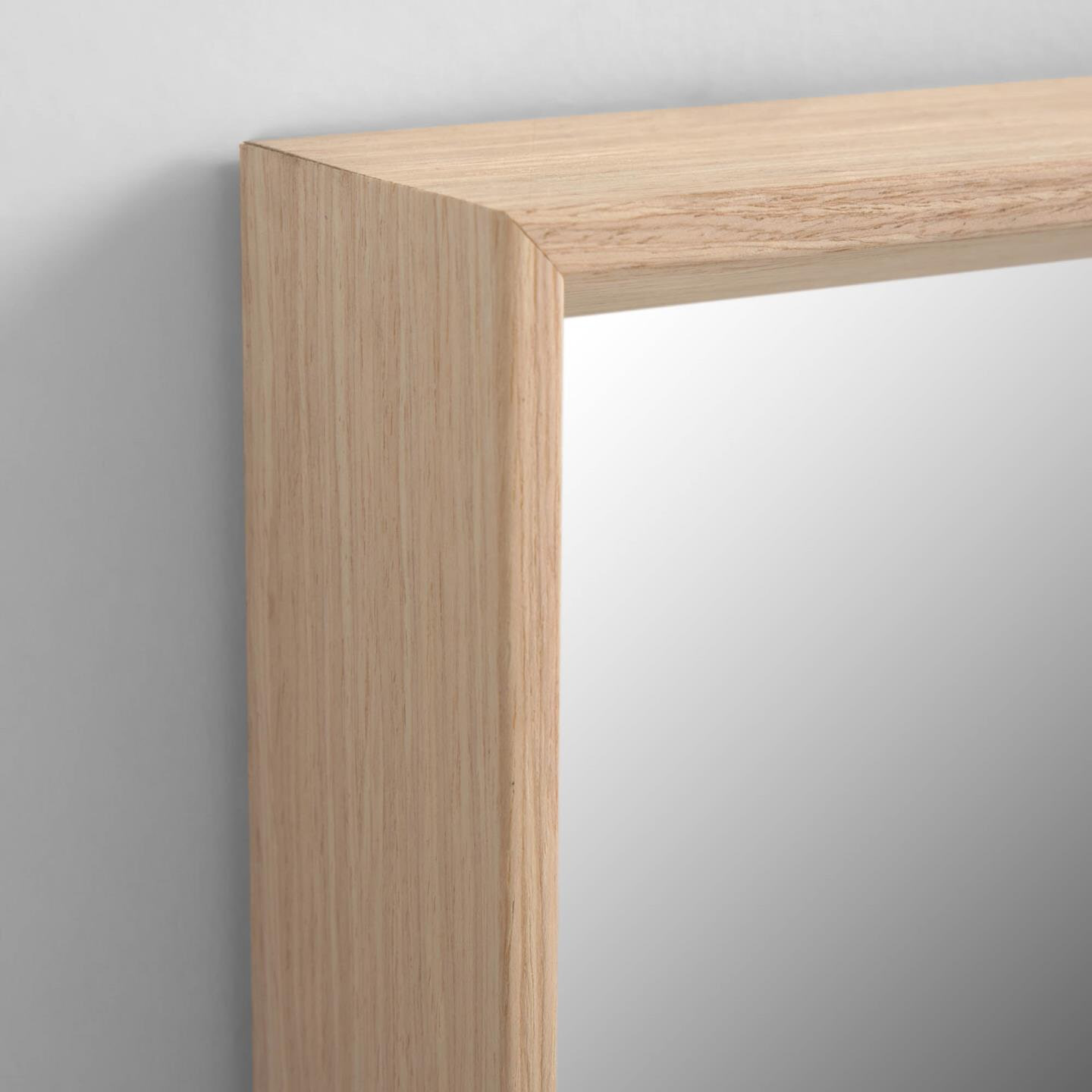 Kave Home Spiegel 'Nerina', 152 x 52cm, kleur Naturel