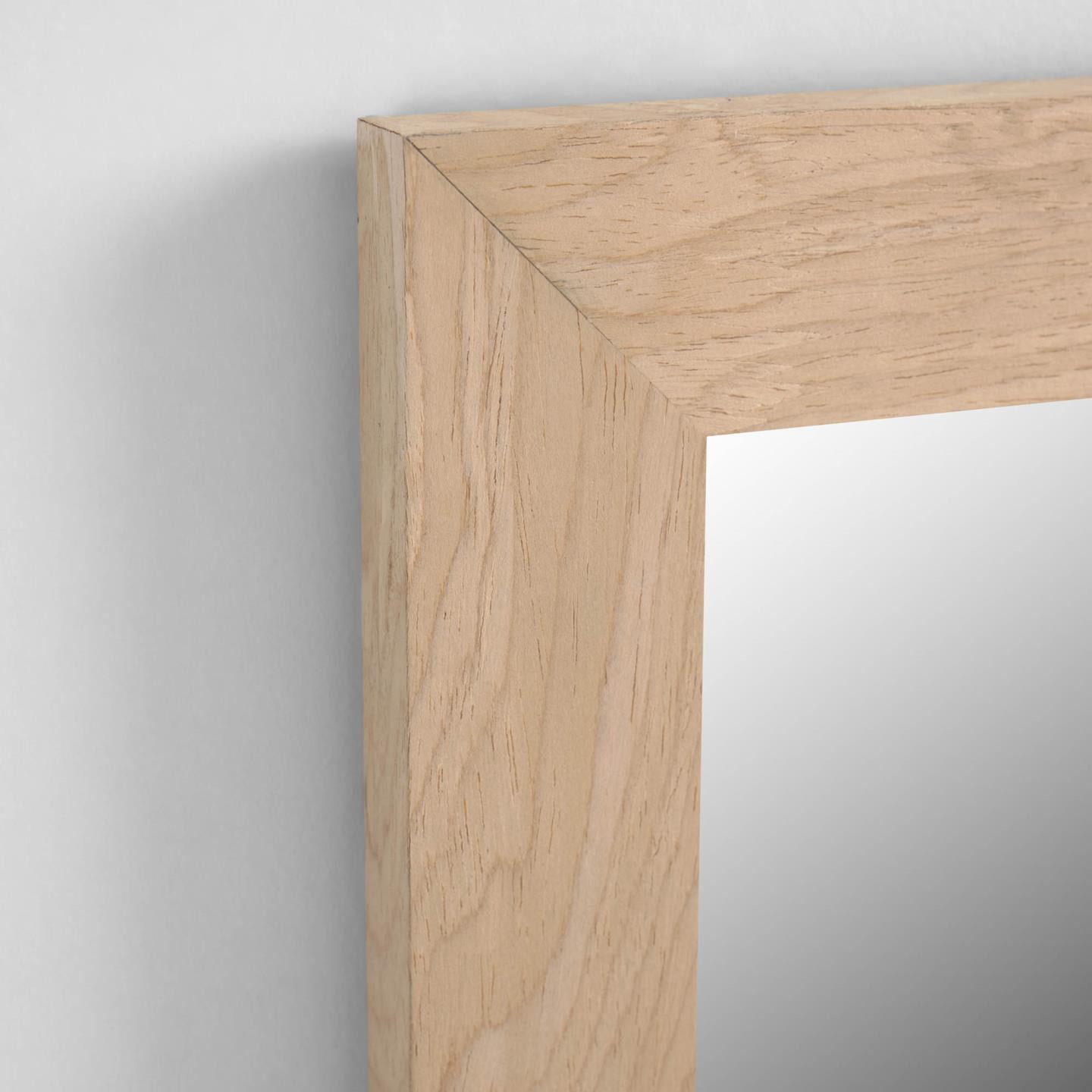 Kave Home Spiegel 'Wilany' 152 x 52cm, kleur Naturel