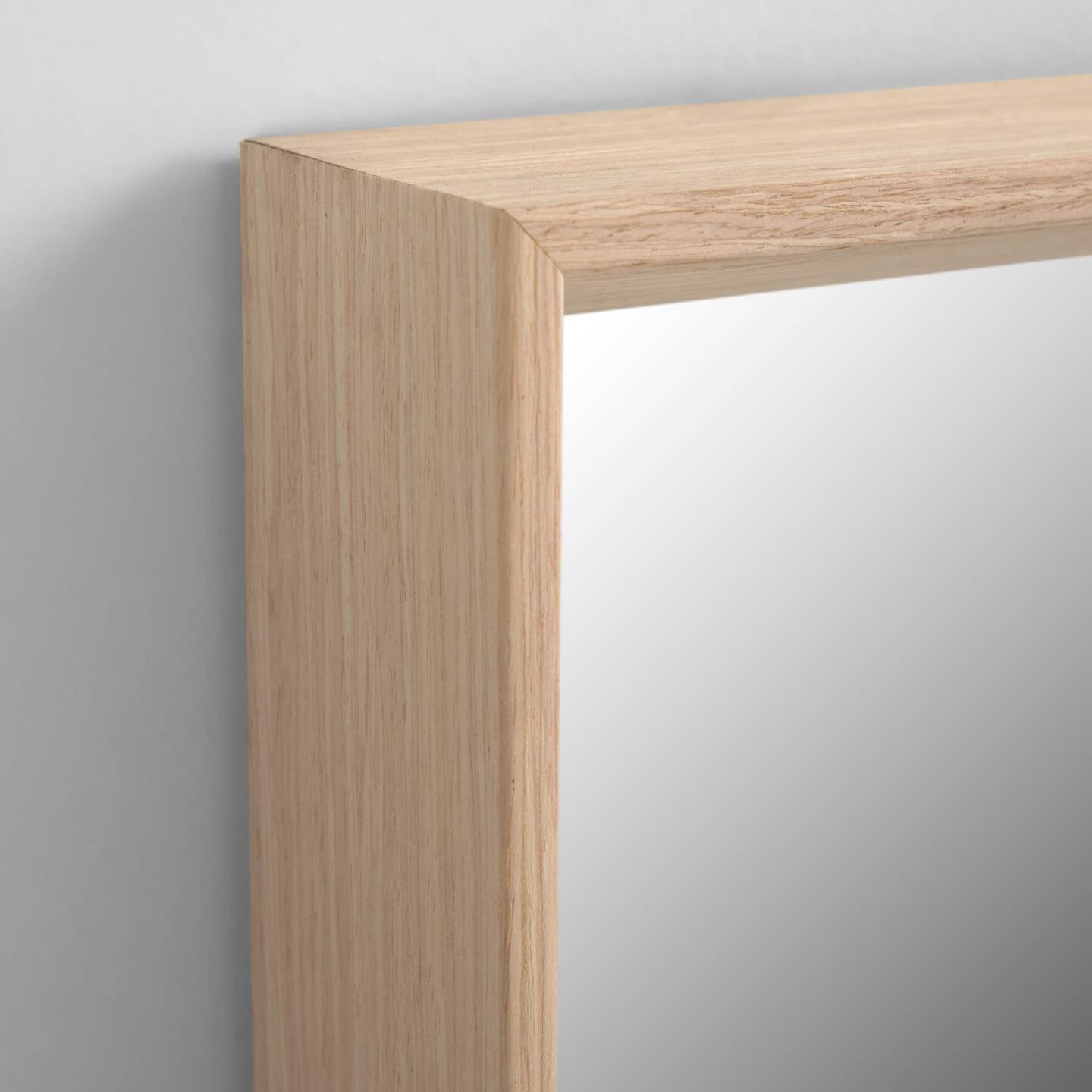 Kave Home Spiegel 'Nerina' 180 x 80cm, kleur Naturel