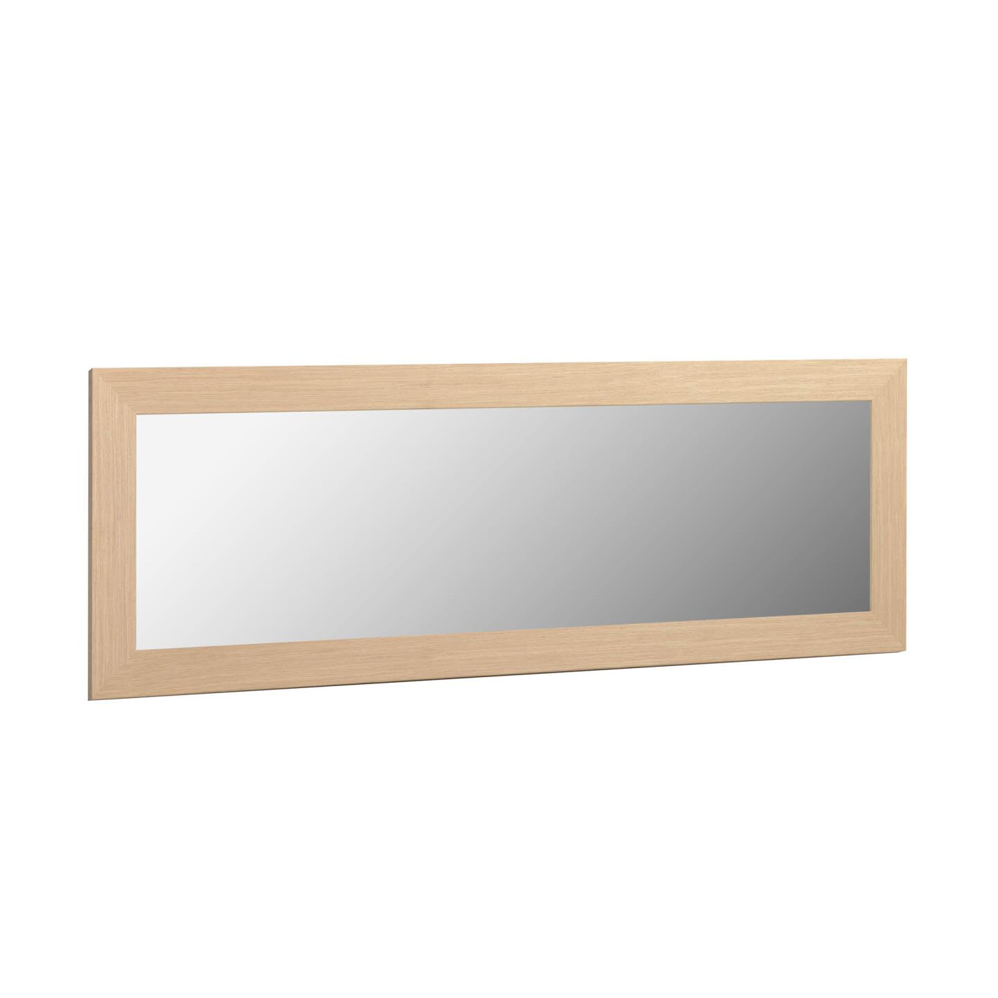 Kave Home Spiegel 'Yvaine' Brede Rand, 180 x 80cm, kleur Naturel