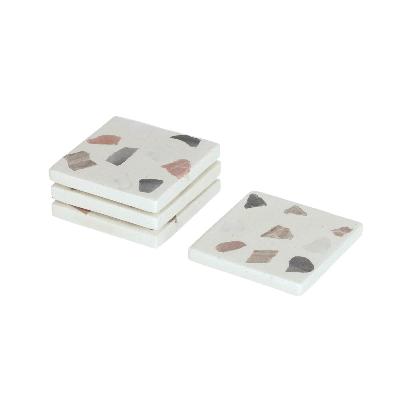 Kave Home Onderzetters 'Temira' Set van 4 stuks Kave Home Onderzetters 'Temira' Set van 4 stuks