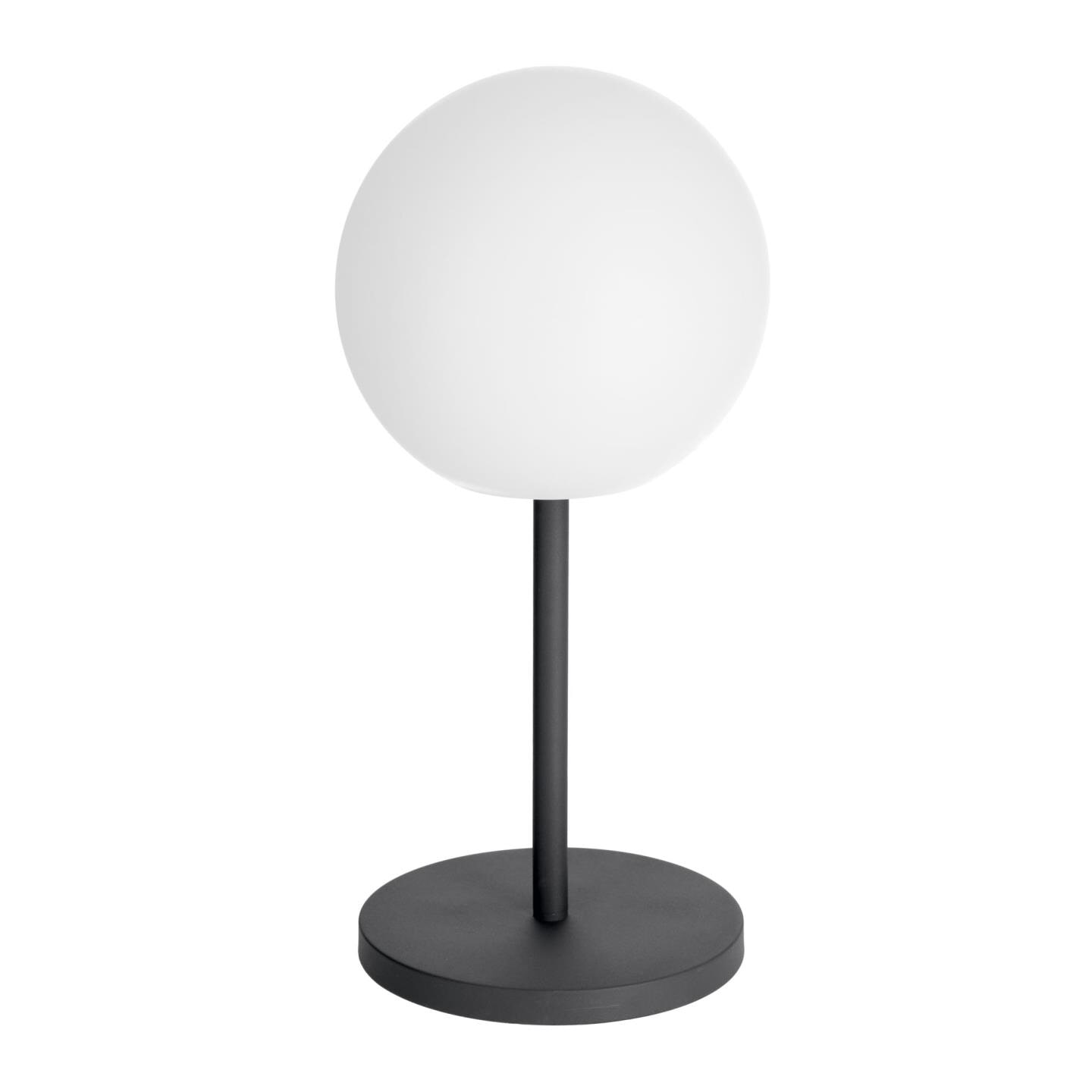 Kave Home Outdoor Tafellamp 'Dinesh' LED, met poot, kleur Zwart