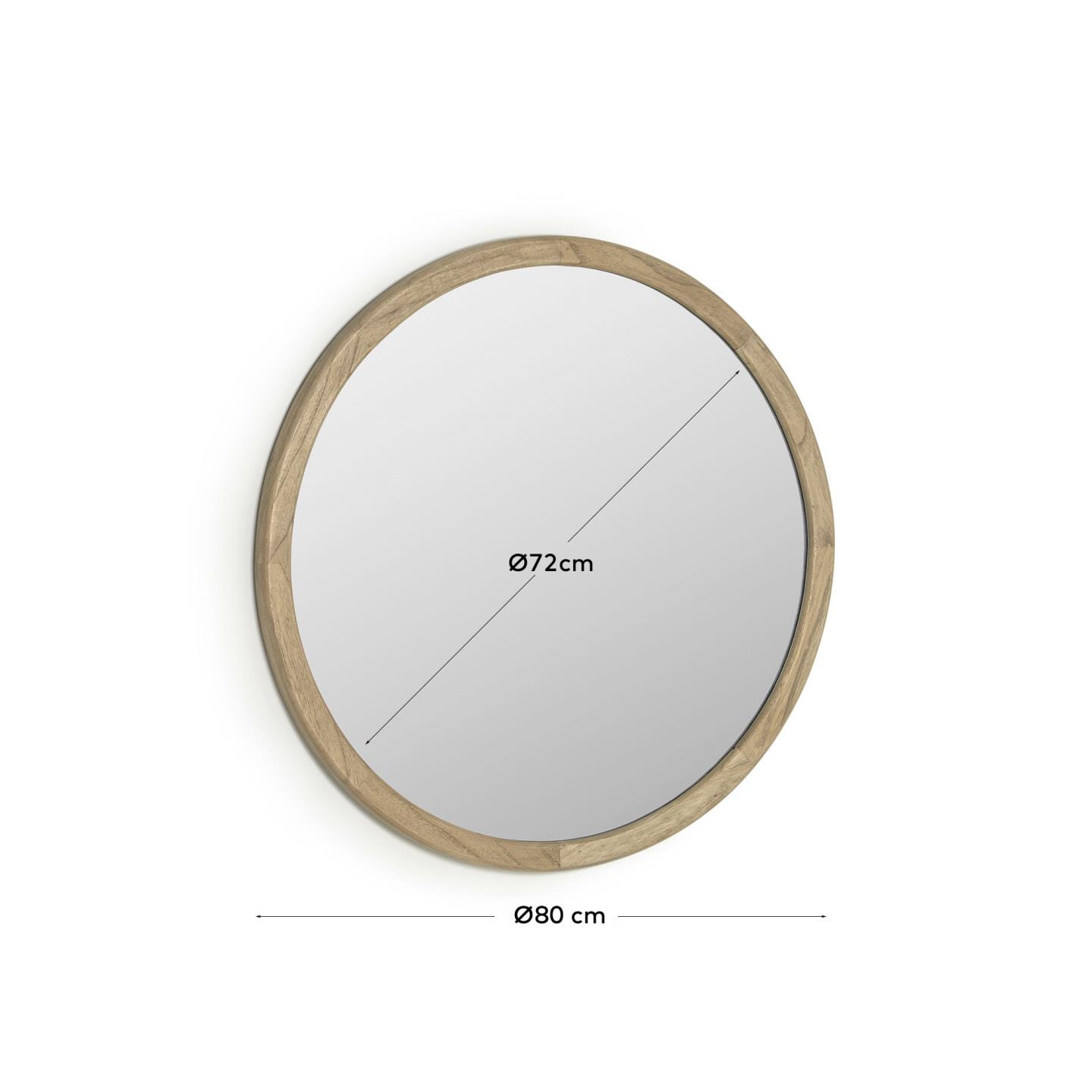Kave Home Ronde Spiegel 'Alum' 80cm