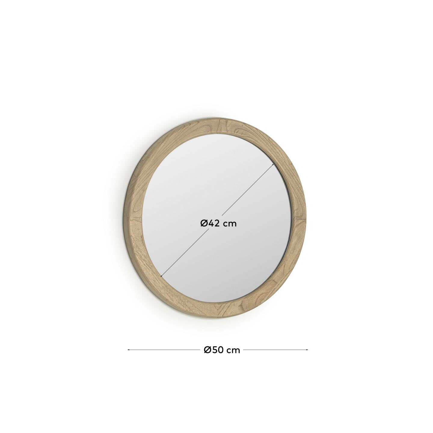 Kave Home Ronde Spiegel 'Alum' 50cm