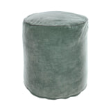 Kave Home Poef 'Brunetta' Velvet, kleur Turquoise