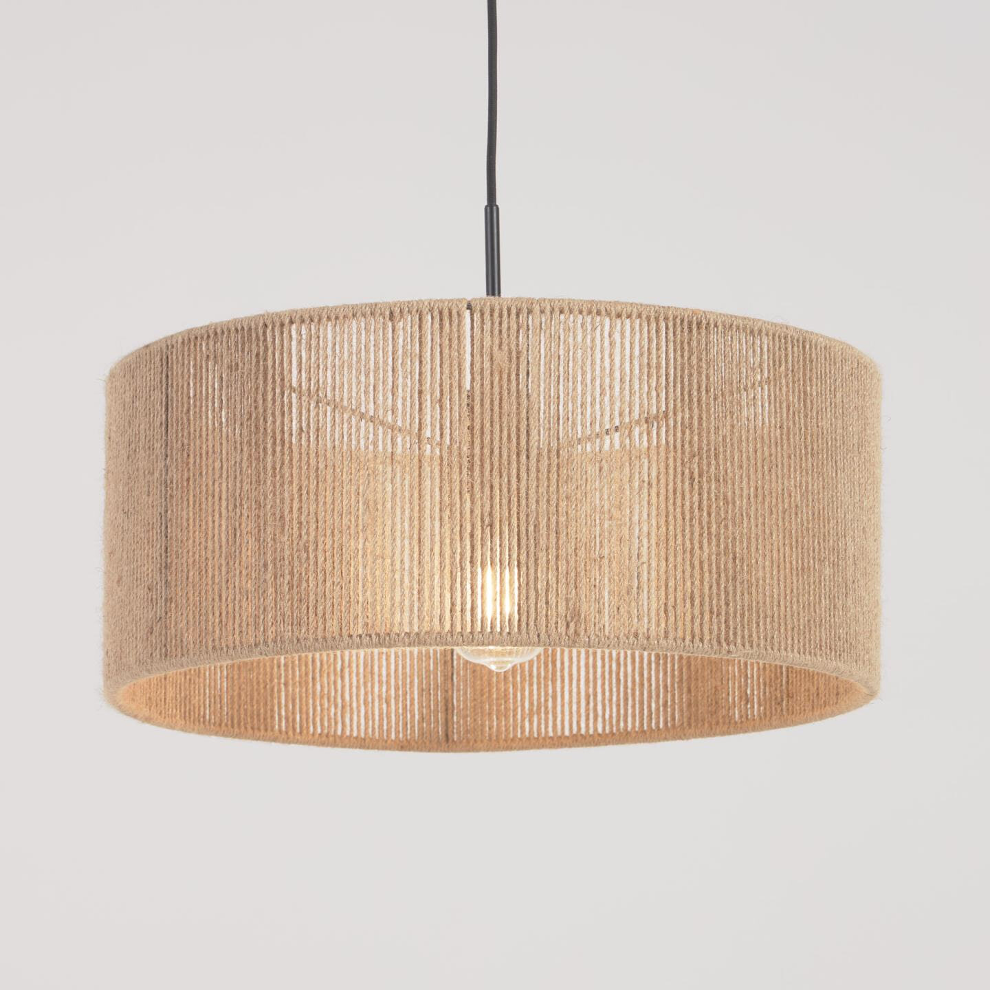 Kave Home Lampenkap 'Crista' Jute, Ø47cm