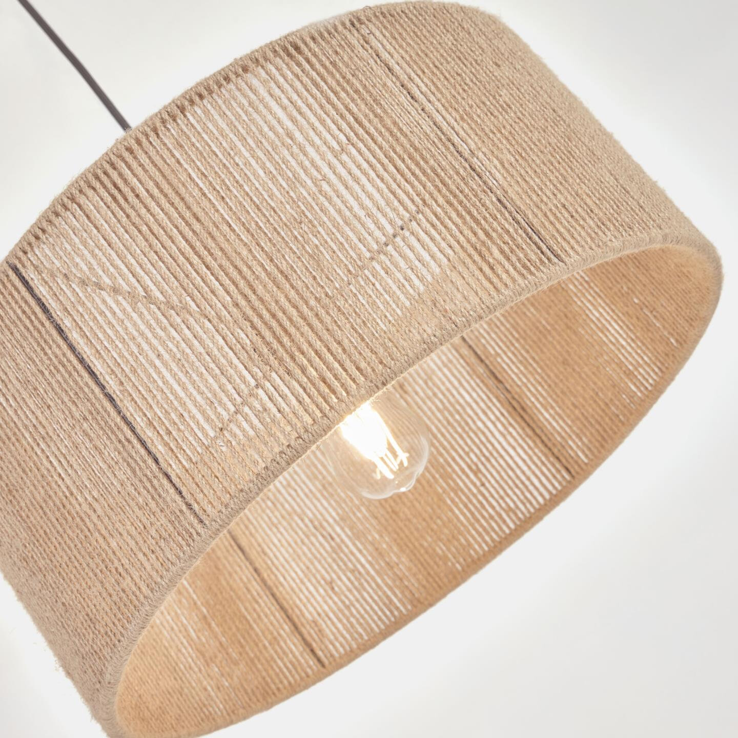 Kave Home Lampenkap 'Crista' Jute, Ø47cm