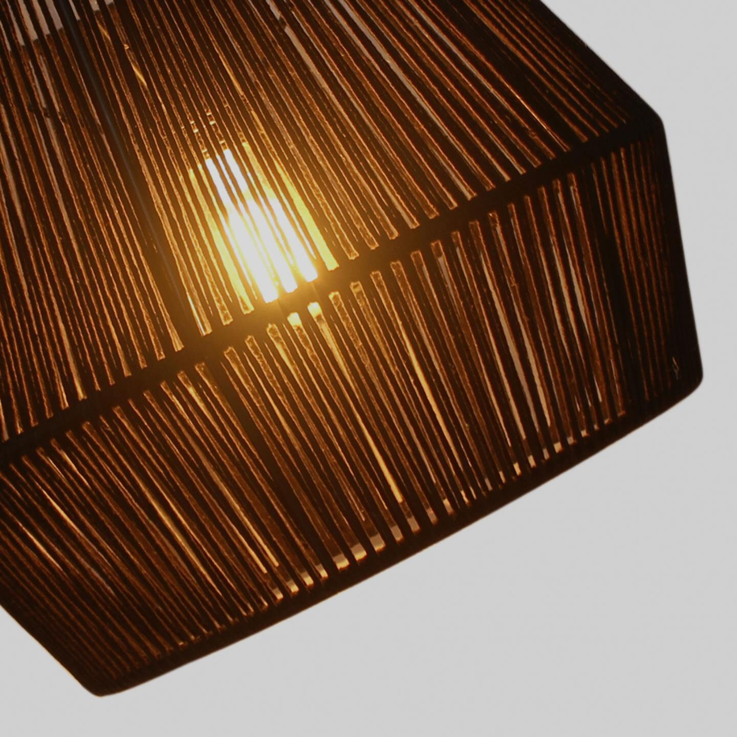 Kave Home Lampenkap 'Cantia' Jute, Ø37cm