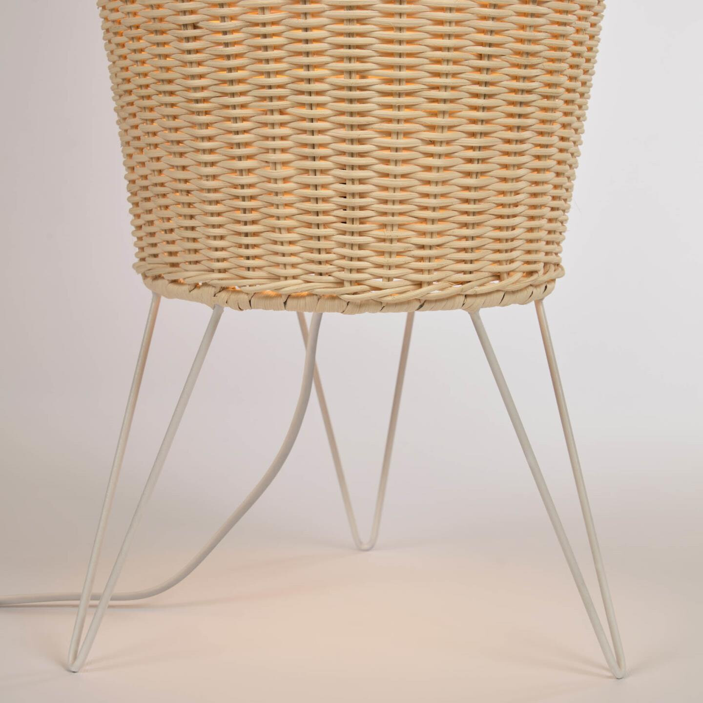 Kave Home Vloerlamp 'Kamaria' Rotan