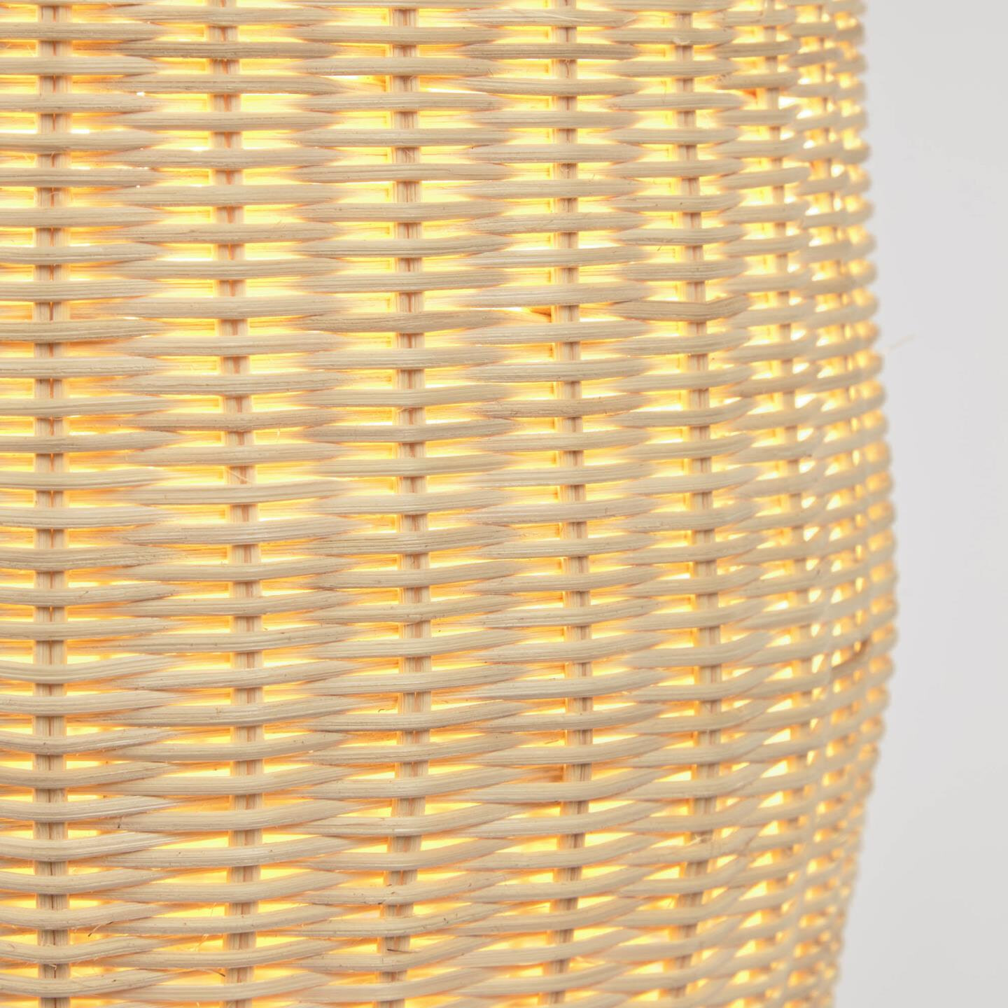 Kave Home Vloerlamp 'Kamaria' Rotan