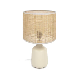 Kave Home Tafellamp 'Erna' Bamboe