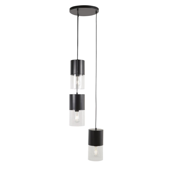 Kave Home Hanglamp 'Flexa' 3-lamps