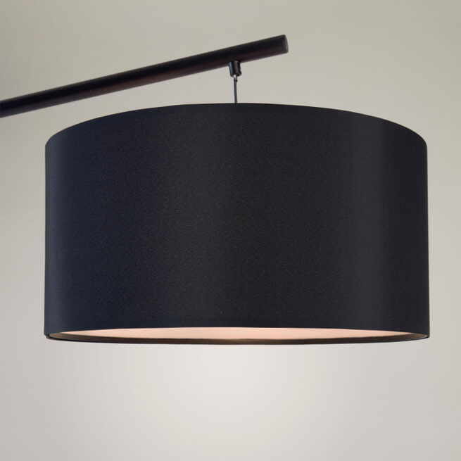 Kave Home Vloerlamp 'Ciana' kleur Zwart
