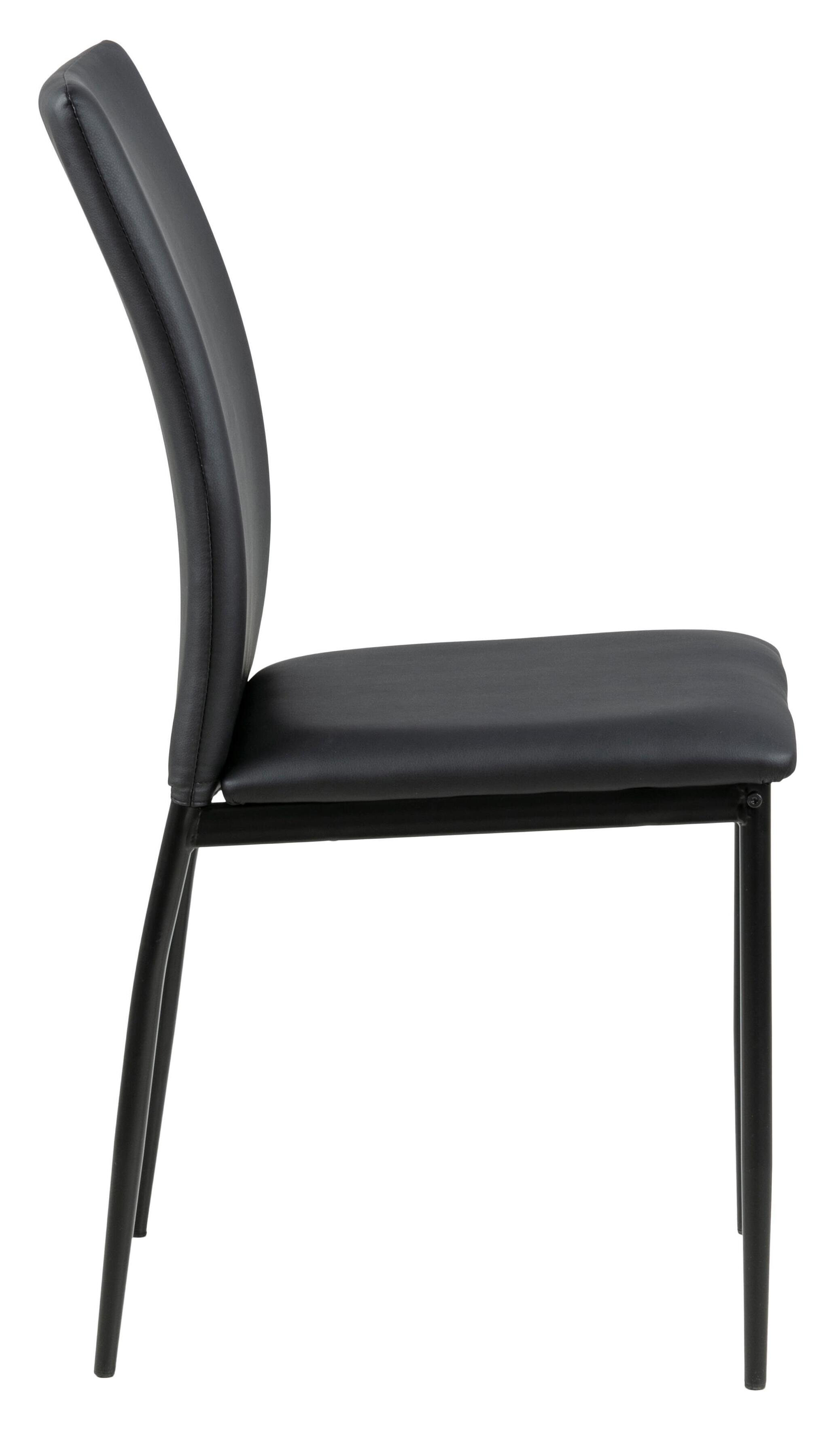 Bendt Eetkamerstoel 'Nuna' PU, kleur Zwart