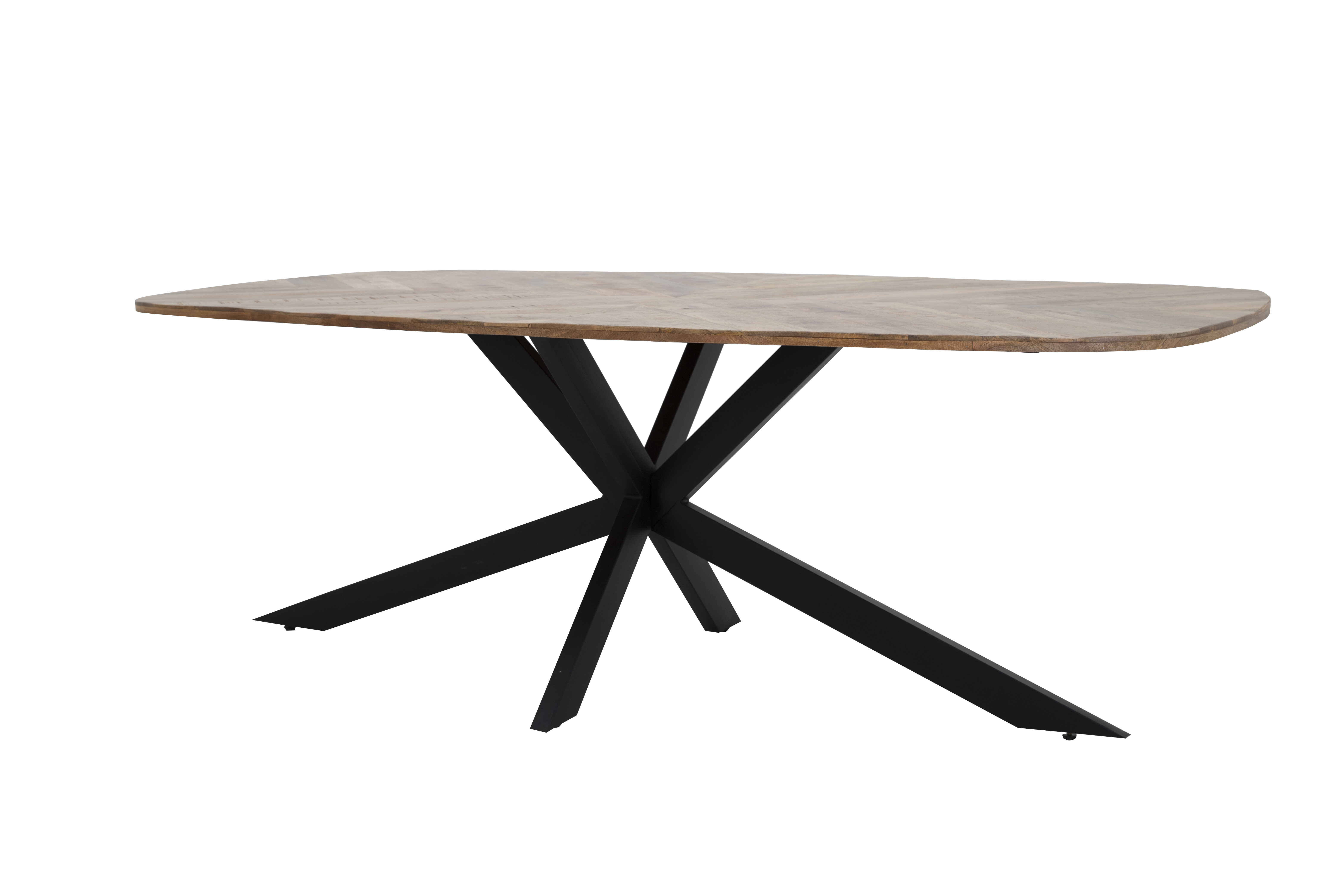 Tower Living Eettafel 'Silvi' Deens ovaal, Mangohout, 240 x 110cm