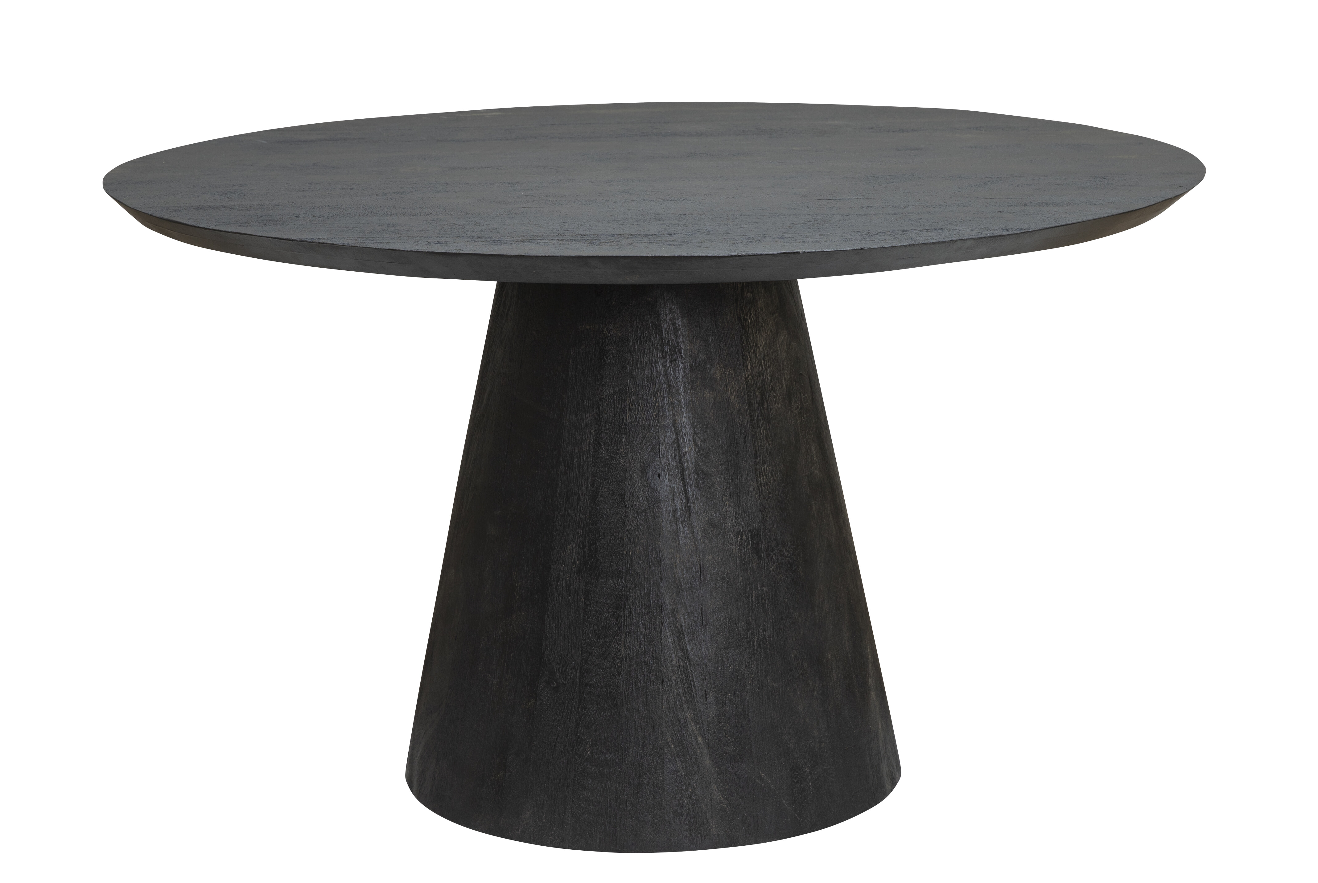Tower Living Ronde Eettafel 'Premana' Mangohout, 150cm, kleur Zwart