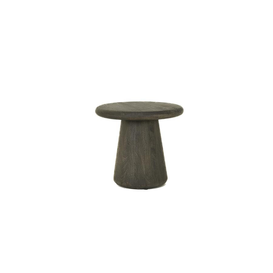Tower Living Ronde Bijzettafel Asti Mangohout, 60cm - Olijfbruin