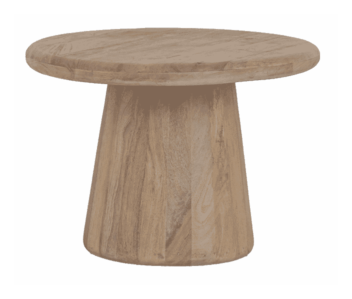 Tower Living Ronde Bijzettafel 'Asti' Mangohout, 60cm