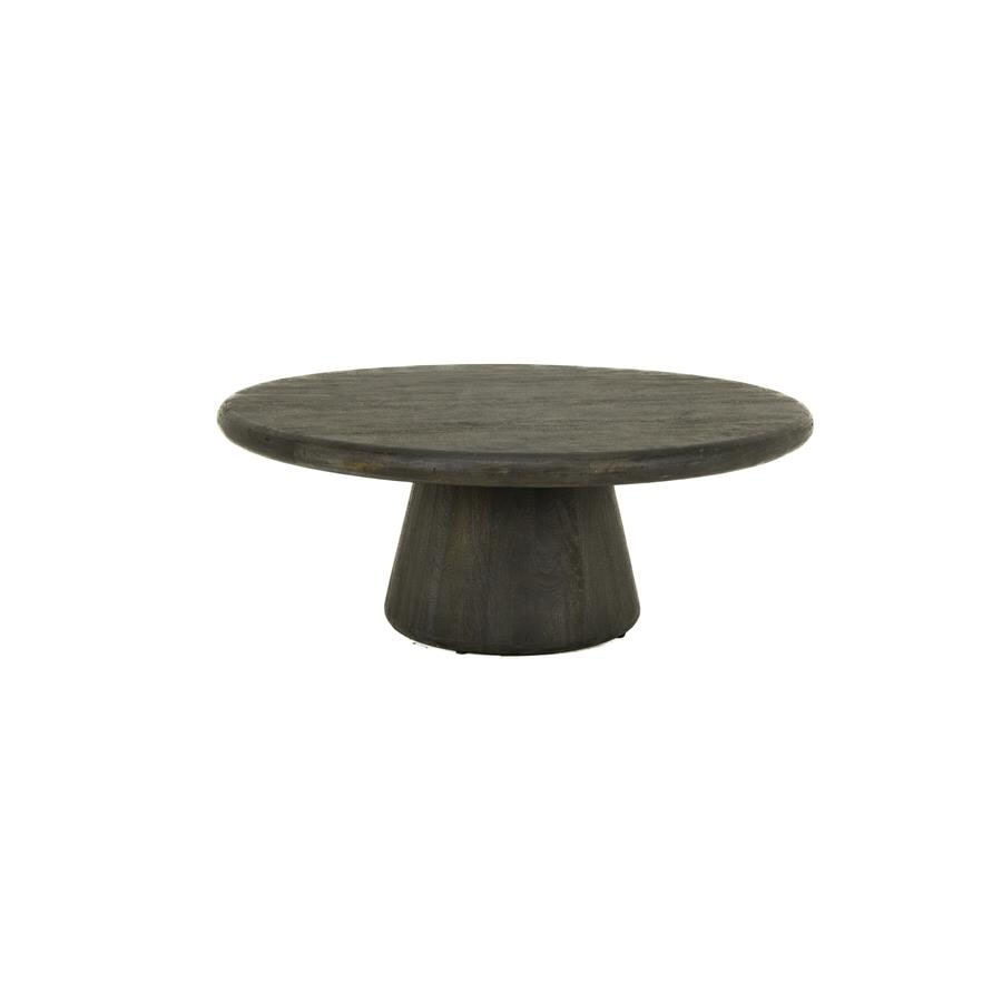 Tower Living Ronde Salontafel Asti Mangohout, 90cm - Olijfbruin
