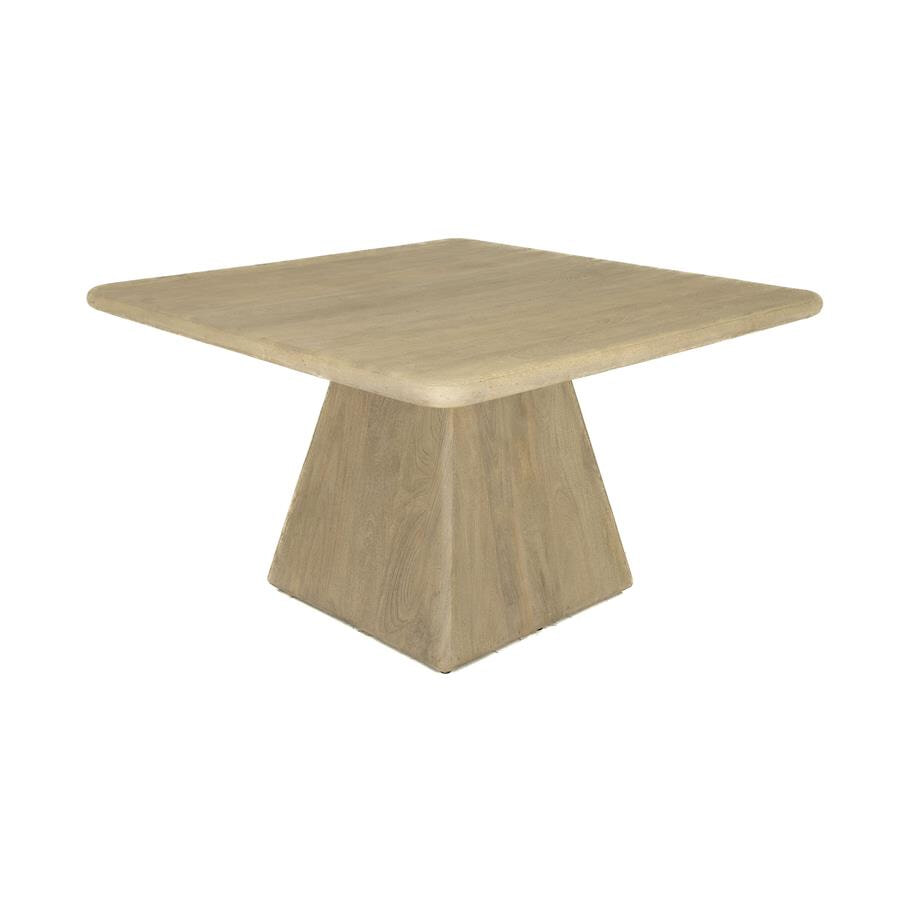 Tower Living Vierkante Eettafel Asti Mangohout, 130 x 130cm - Naturel