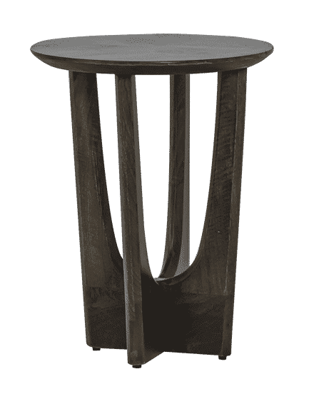 Tower Living Ronde Bijzettafel 'Fermo' Mangohout, 40cm