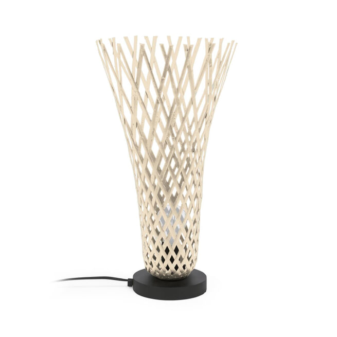 Kave Home Tafellamp 'Citalli' Bamboe, 50cm hoog