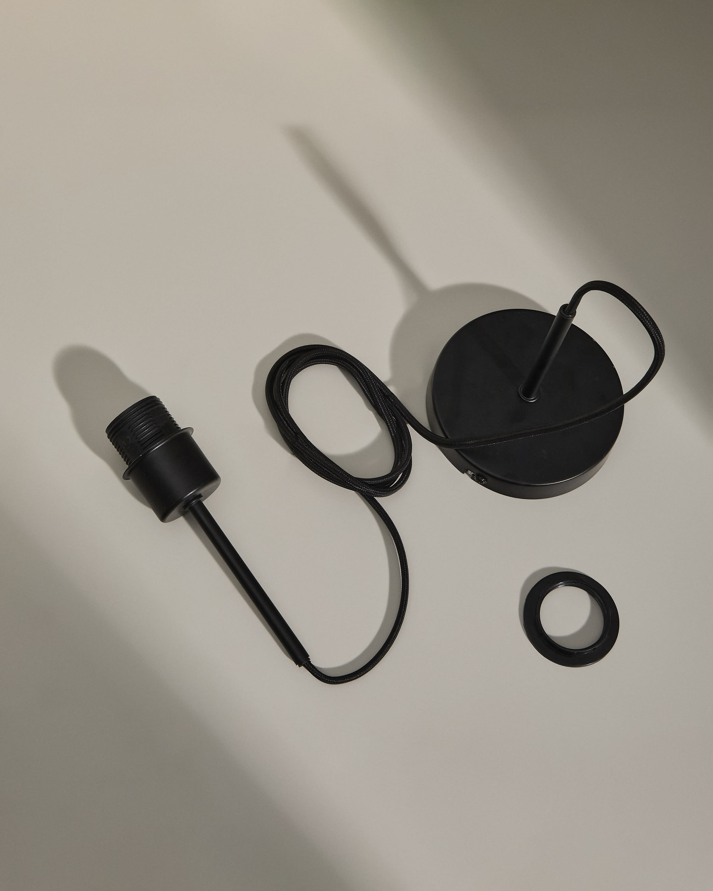 Kave Home Hanglampfitting 'Fulvia' kleur Zwart
