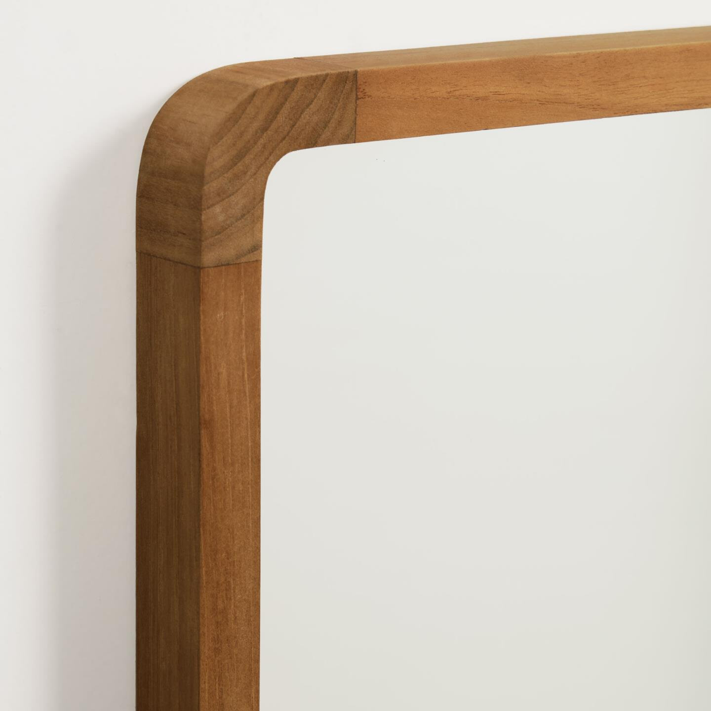 Kave Home Spiegel 'Shamel' Teakhout, 70 x 45cm, kleur Walnoot
