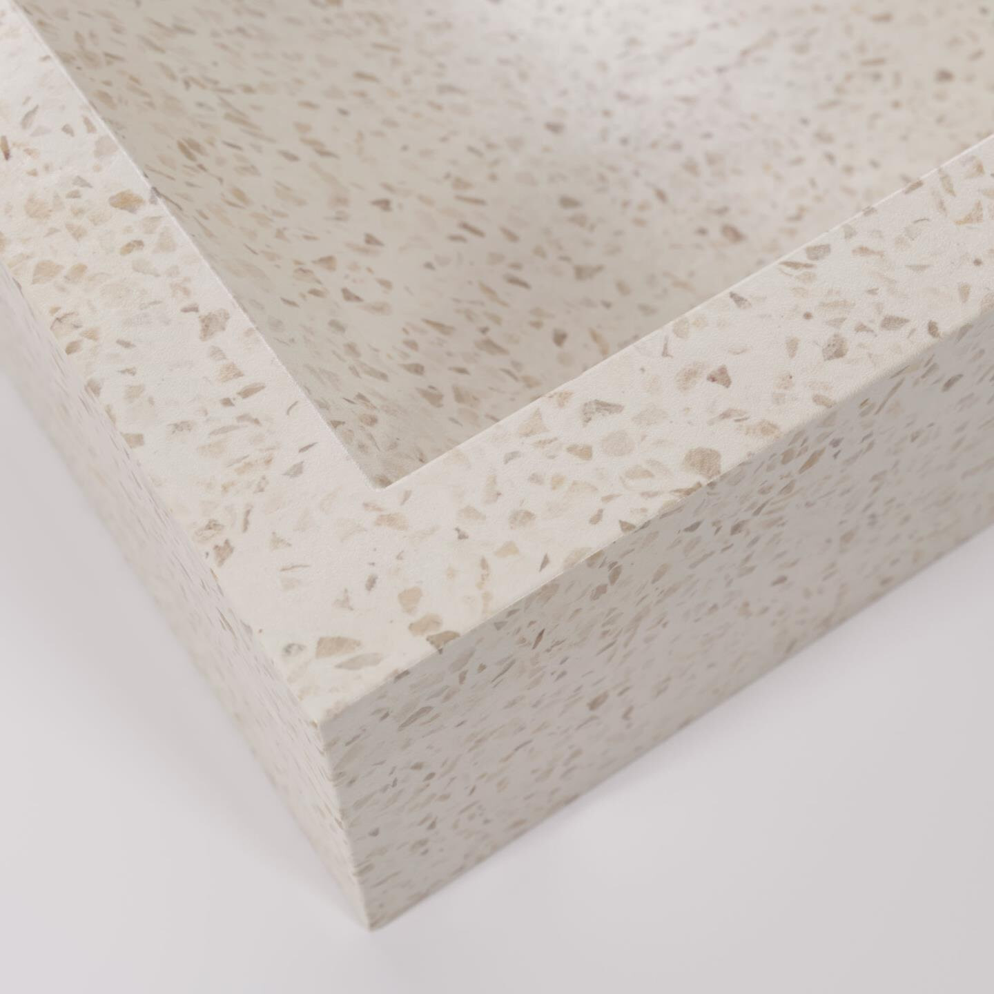 Kave Home Waskom 'Delina' 40 x 45cm, kleur Wit
