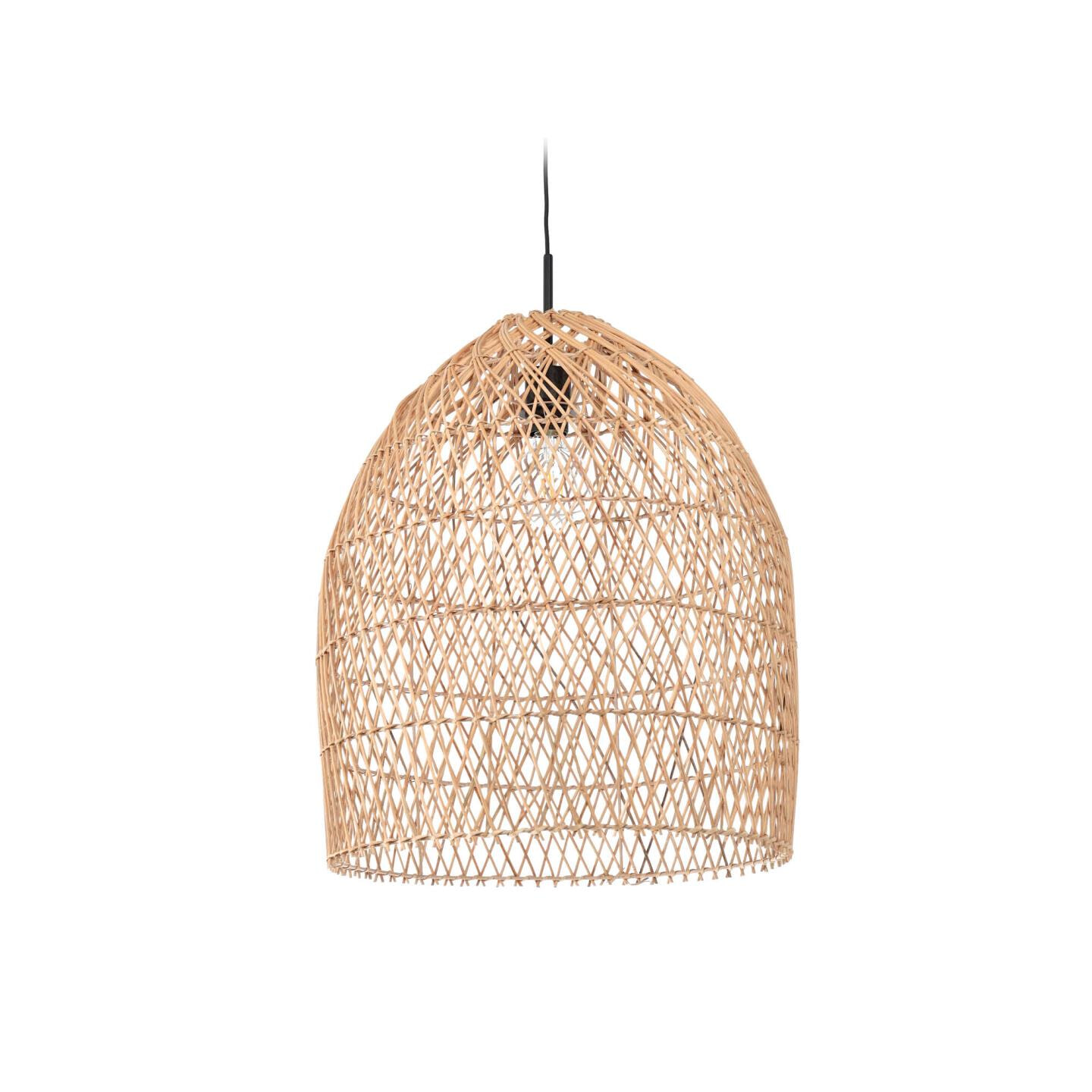 Kave Home Lampenkap 'Domitila' Rotan, 44cm