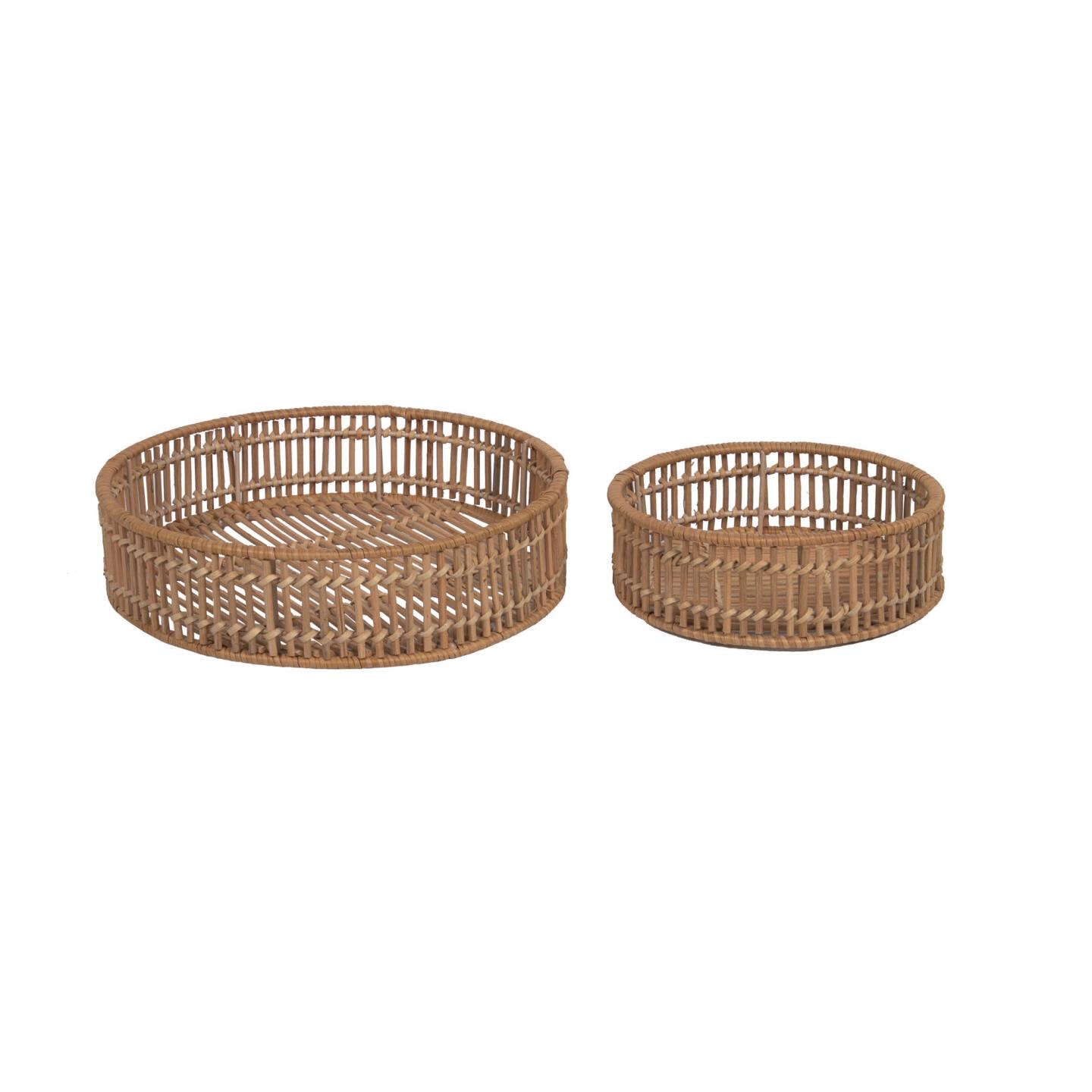 Kave Home Dienblad 'Coleenn' Rond, Set van 2 stuks Kave Home Dienblad 'Coleenn' Rond, Set van 2 stuks