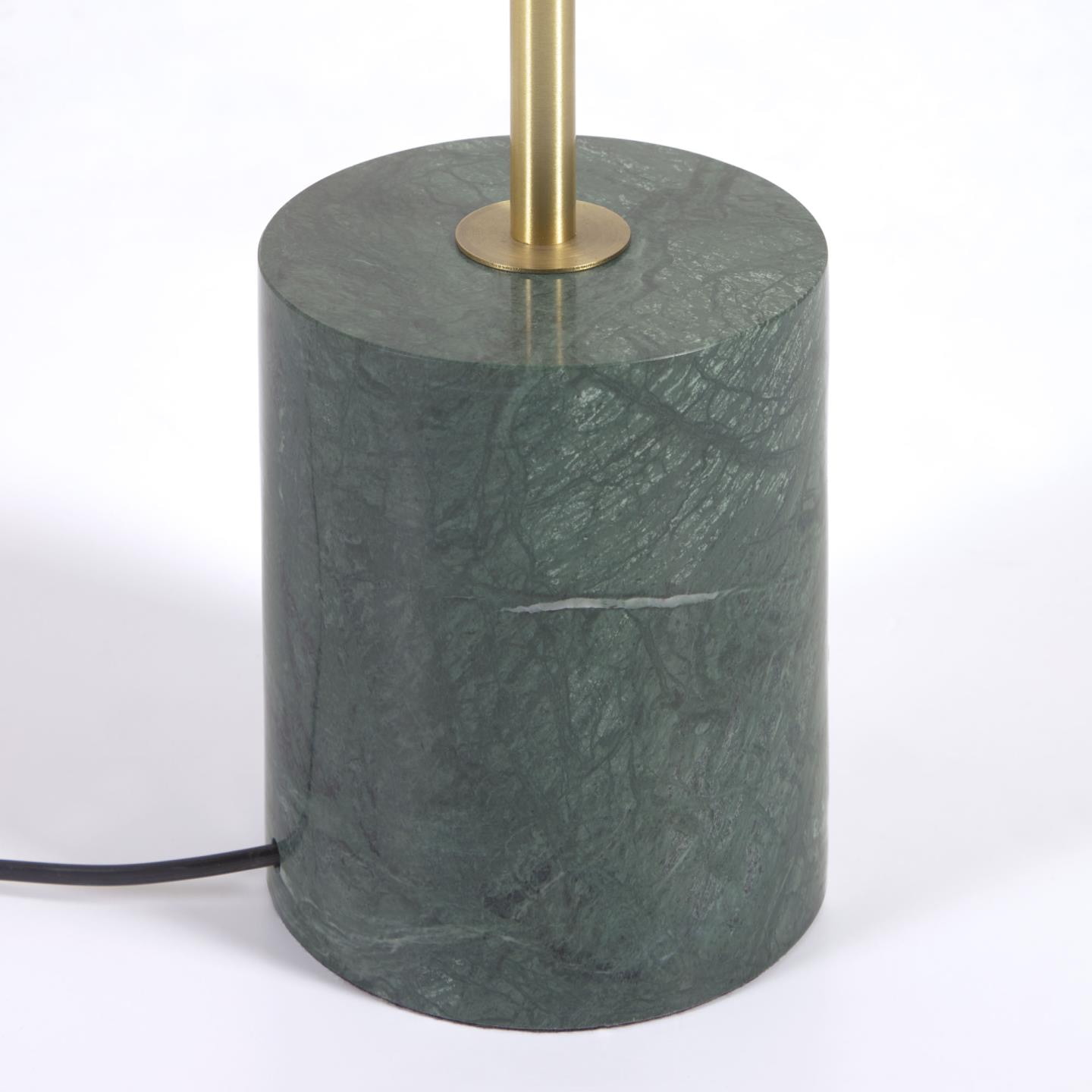 Kave Home Vloerlamp 'Lonela' Marmer en messing, 2-lamps