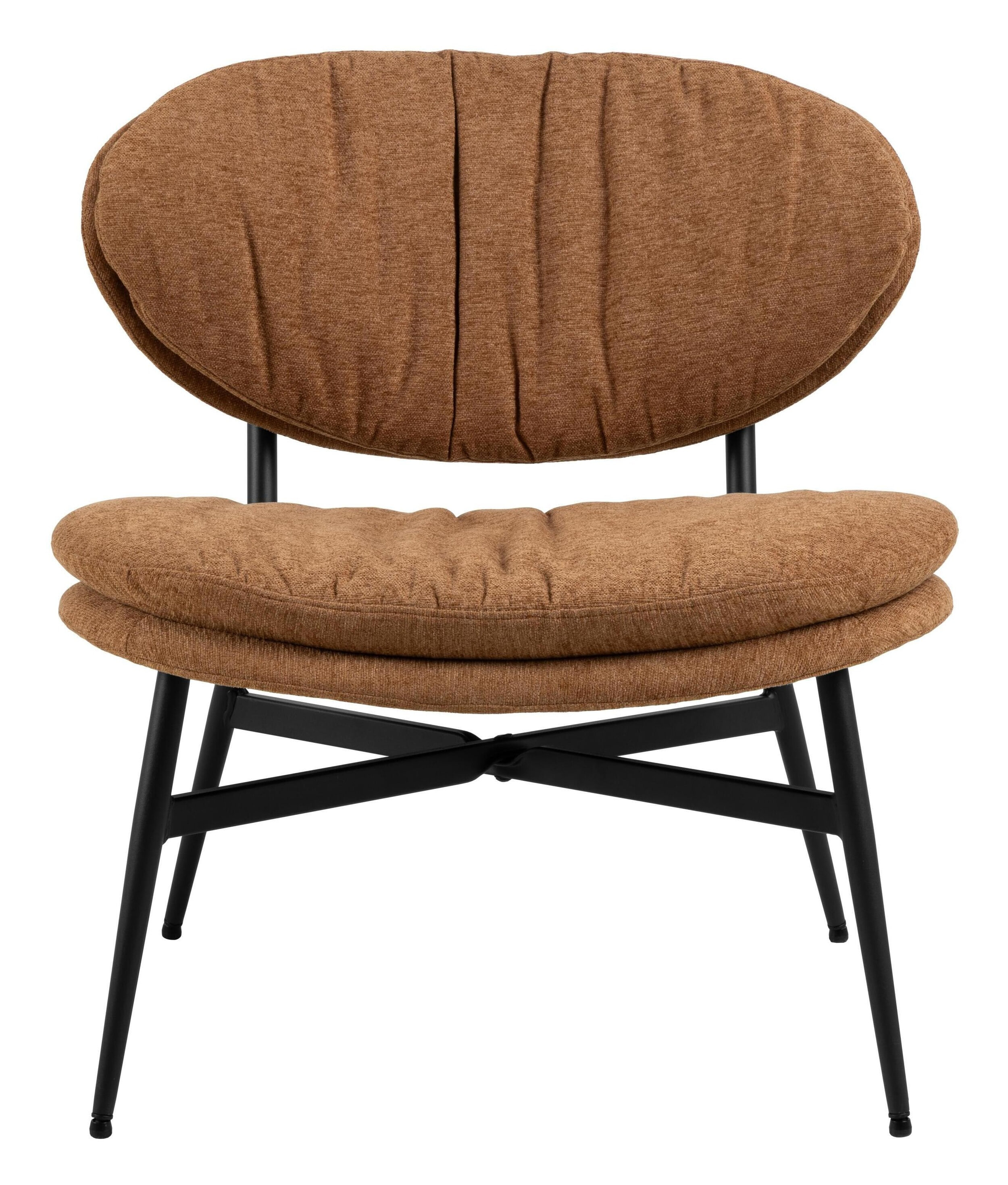 Bendt Fauteuil 'Angelia' Chenille, kleur Terracotta