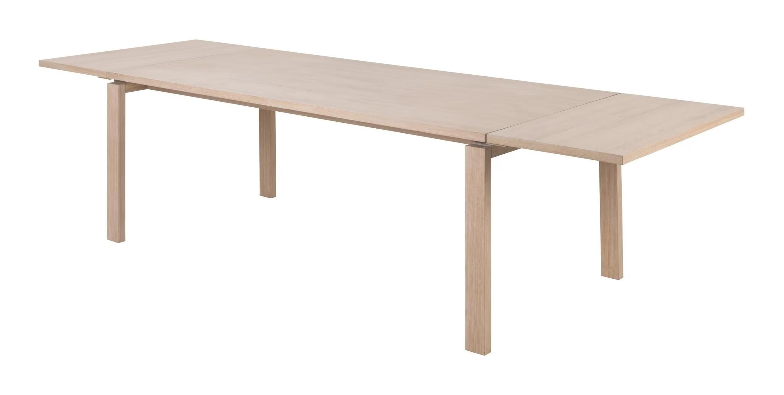 Bendt Uitschuifbare Eettafel 'Sharalyn' Eiken, 200/250/300 x 100cm incl. Verlengblad 2 stuks