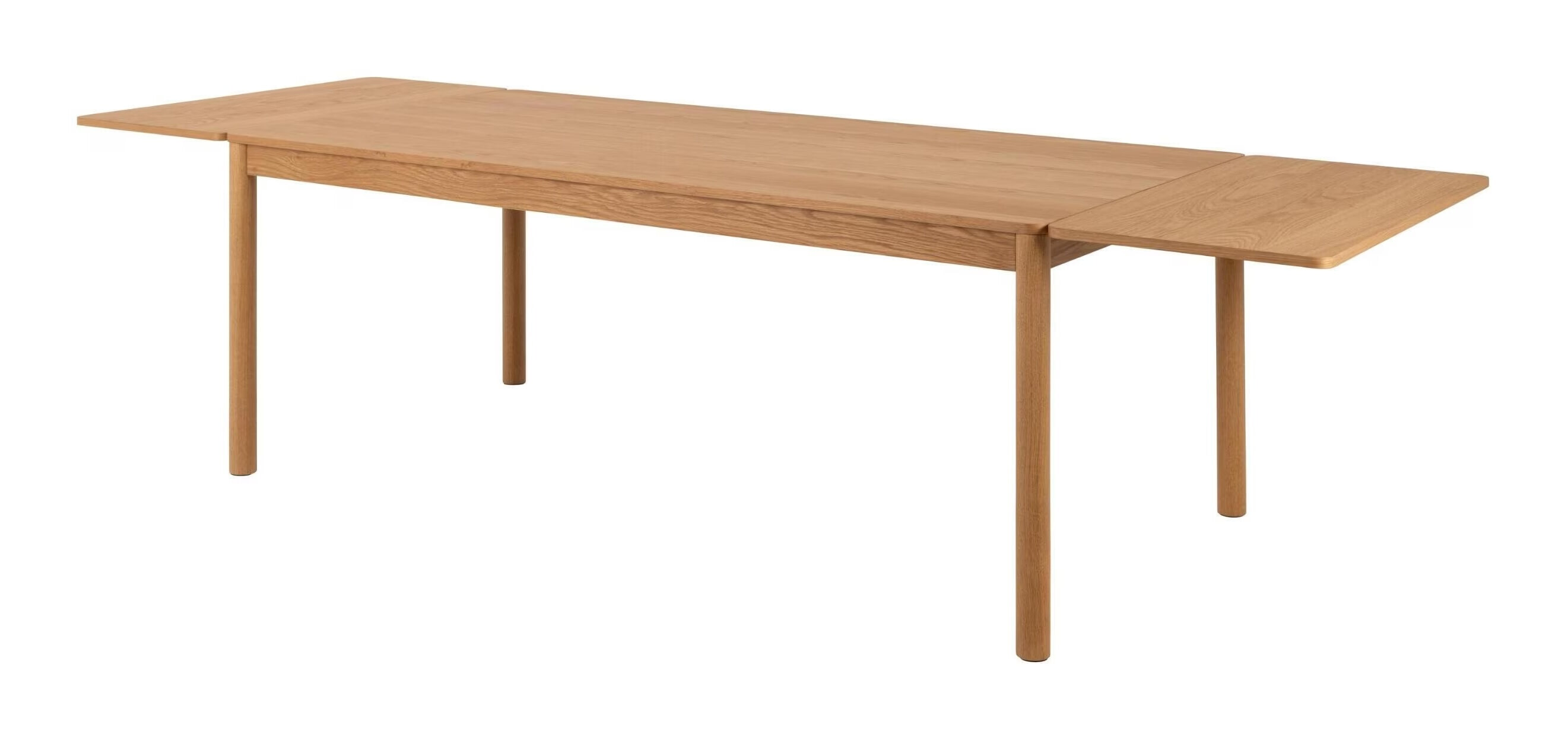 Bendt Uitschuifbare Eettafel Jerad Eiken, 200/250/300 x 100cm incl. Verlengblad 2 stuks