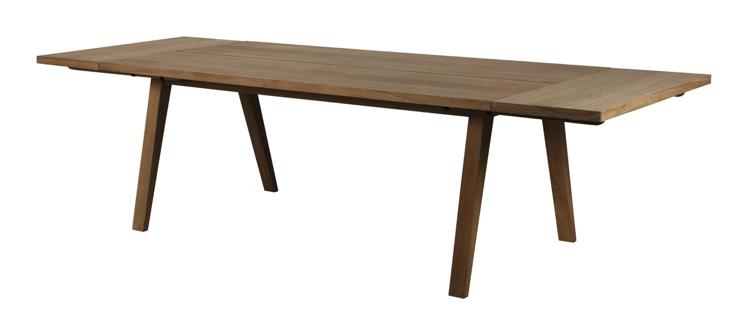 Bendt Uitschuifbare Eettafel Mads Eiken, 200/243/286 x 95cm incl. Verlengblad 2 stuks