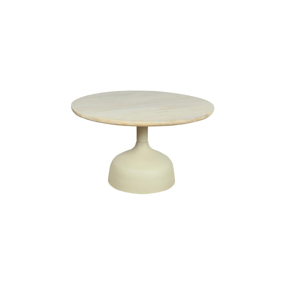 Tower Living Ronde Salontafel Elba Mangohout, 70cm - Off White