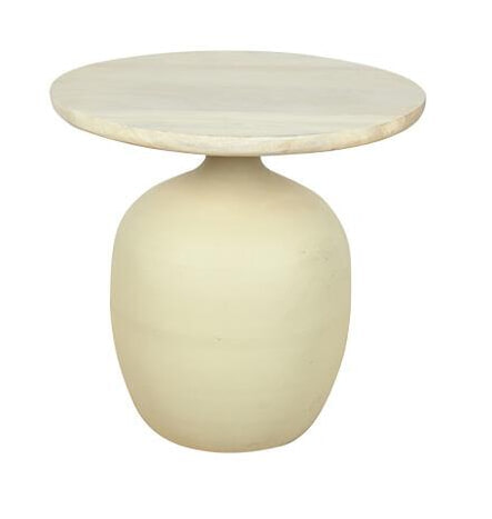 Tower Living Ronde Bijzettafel 'Vigo' Mangohout, 45cm