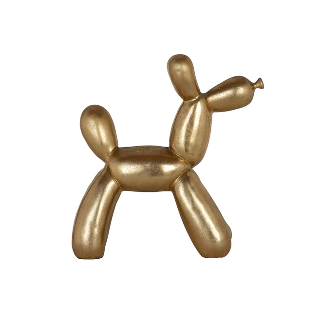 Richmond Decoratie 'Balloon Dog' kleur Goud (per stuk)