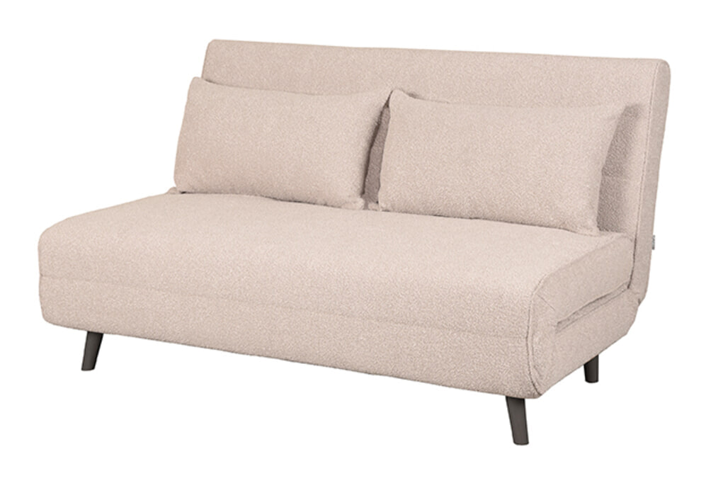 LABEL51 Slaapbank 'Double' Bouclé, kleur Naturel